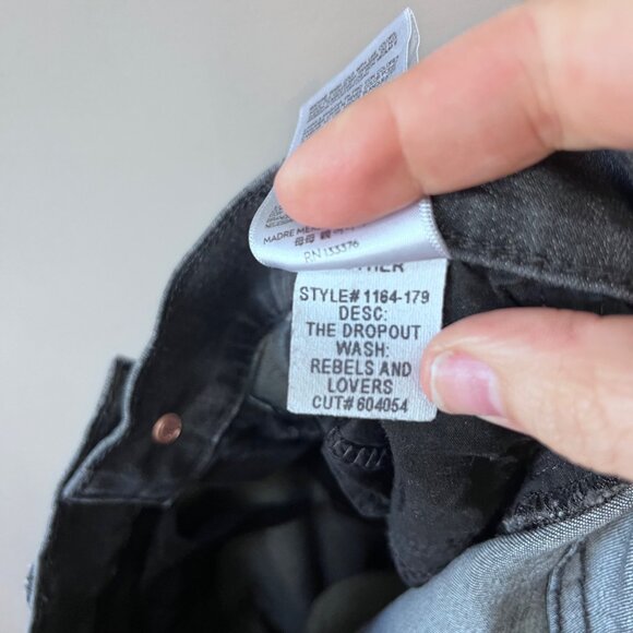 Mother The Dropout Jeans Womens 26 Mid Rise Cotton/Polyester/Elastan - Picture 5 of 6